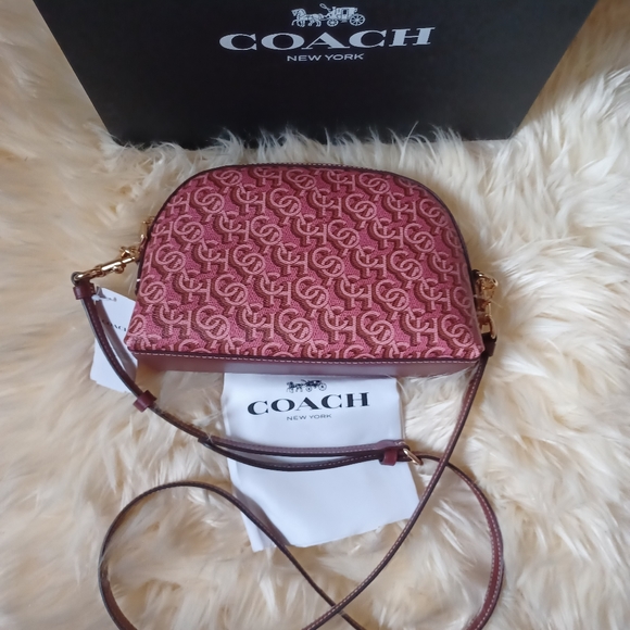 NWT, COACH Madi Crossbody With Coach Monogram Print - Picture 4 of 12